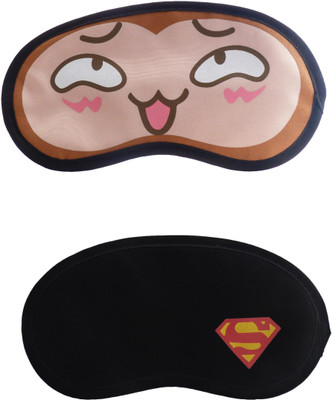 

Jenna Happy-Y_SupermanCartoon Travel Sleeping Eye Cover Blindfold (Pack of 2)(2 g)