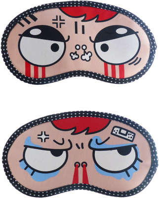 

Jenna Angry-SuperAngryCartoon Travel Sleeping Eye Cover Blindfold (Pack of 2)(2 g)