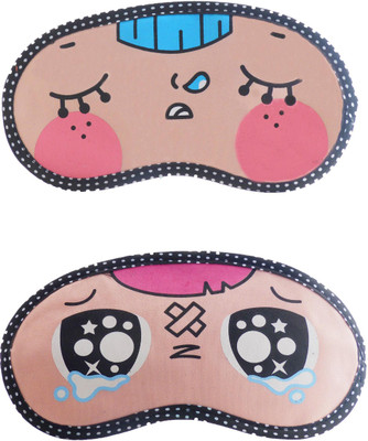 

Jenna Napping-P_InjuCartoon Travel Sleeping Eye Cover Blindfold (Pack of 2)(2 g)