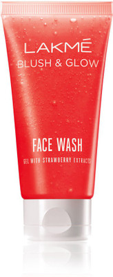 

Lakme Blush and Glow Strawberry Gel Face Wash(100 g)