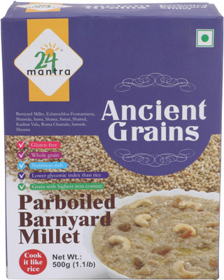 

24 Mantra Ancient Grains Parboiled Barnyard Millet(500 g)