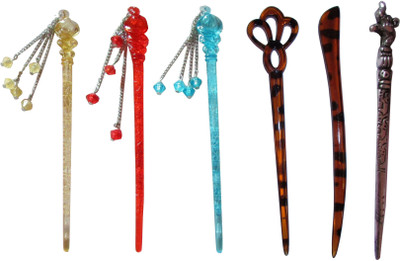 

Queen combo of juda sticks Bun Stick(Multicolor)