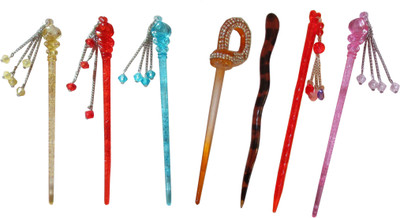 

Appu combo of juda sticks Bun Stick(Multicolor)