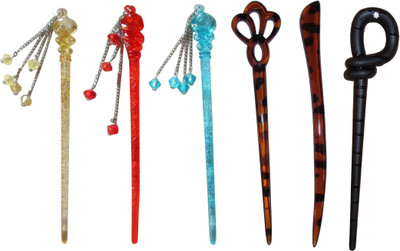 

Aashu combo of juda sticks Bun Stick(Multicolor)