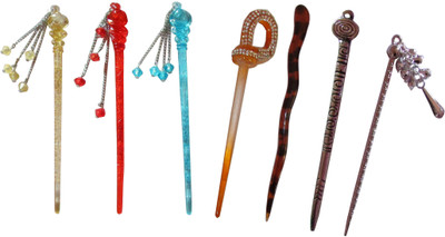 

Appu combo of juda sticks Bun Stick(Multicolor)