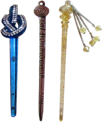 

shiru combo of juda sticks Bun Stick(Multicolor)