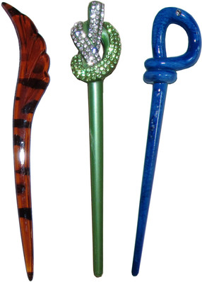 

Aaji combo of juda sticks Bun Stick(Multicolor)