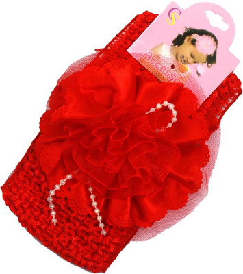 

Astro Club Floral Baby Hair Band(Red)