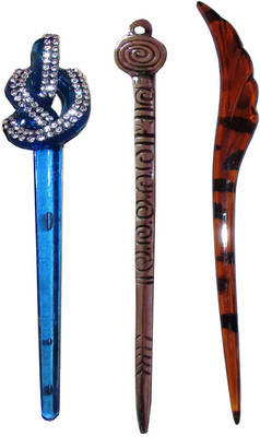

Aaji combo of juda sticks Bun Stick(Multicolor)