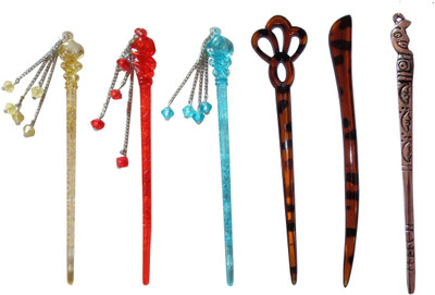 

Aaby combo of juda sticks Bun Stick(Multicolor)