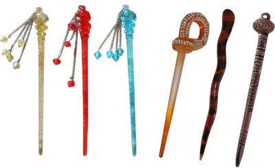 

Queen combo of juda sticks Bun Stick(Multicolor)
