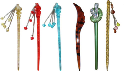 

Queen combo of juda sticks Bun Stick(Multicolor)