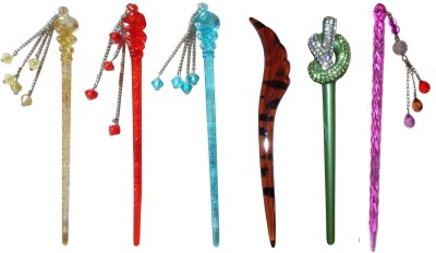 

Queen combo of juda sticks Bun Stick(Multicolor)