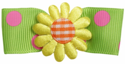 

BOW ALLURE Bow Allure Boynton Beach Clip-Right Hair Clip(Green, Yellow)