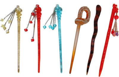 

Anjan combo of juda sticks Bun Stick(Multicolor)