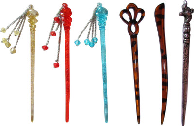

Appu combo of juda sticks Bun Stick(Multicolor)