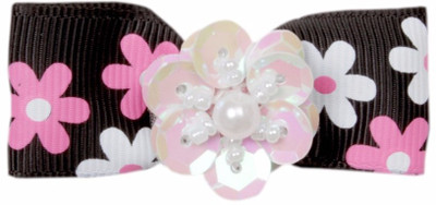 

BOW ALLURE Bow Allure Pine Castle Clip-Right Hair Clip(Brown)
