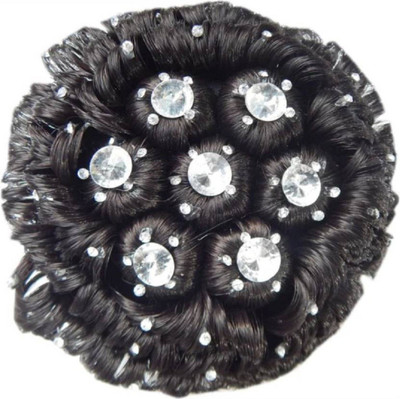 

Haveream Studded juda bun Bun(Black)
