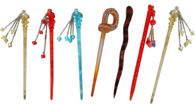

Queen combo of juda sticks Bun Stick(Multicolor)