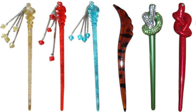 

Queen combo of juda sticks Bun Stick(Multicolor)