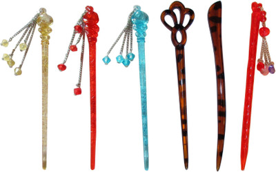 

Queen combo of juda sticks Bun Stick(Multicolor)
