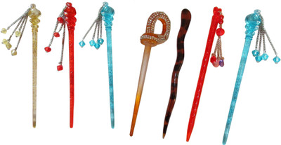 

Appu combo of juda sticks Bun Stick(Multicolor)