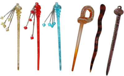 

shiru combo of juda sticks Bun Stick(Multicolor)