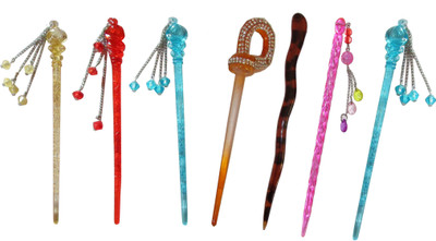 

Queen combo of juda sticks Bun Stick(Multicolor)