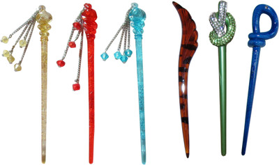 

Queen combo of juda sticks Bun Stick(Multicolor)
