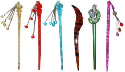 

Appu combo of juda sticks Bun Stick(Multicolor)