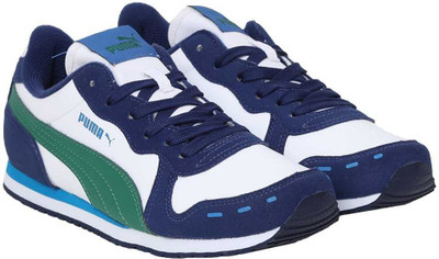 

Puma Boys & Girls Lace Casual Boots(White, White-verdant green