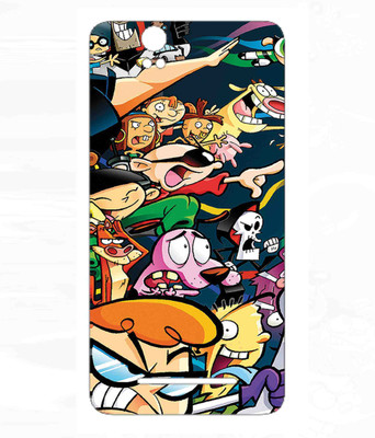 Snooky Lava Iris X1 Grand Mobile Skin(Multicolor)