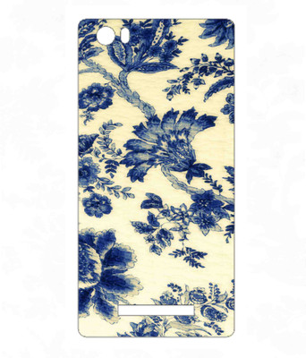 Snooky Lava Iris X10 Mobile Skin(Blue)
