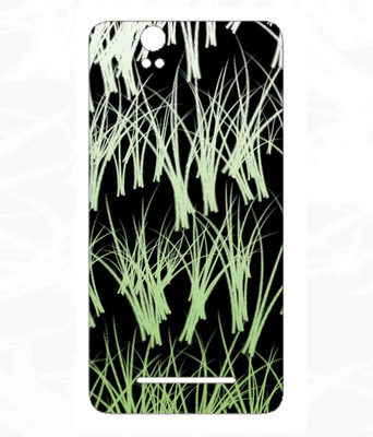 Snooky Lava Iris X1 Grand Mobile Skin(Black)
