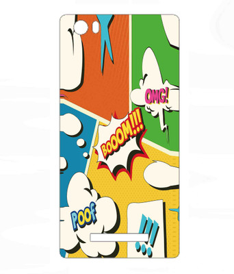 Snooky Lava Iris X10 Mobile Skin(Multicolor)