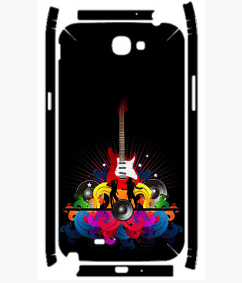 Snooky SAMSUNG Galaxy Note 2 Mobile Skin(Black)