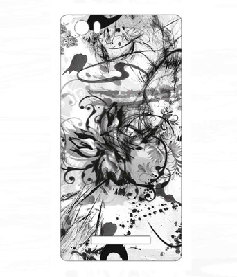 Snooky Lava Iris X10 Mobile Skin(White)