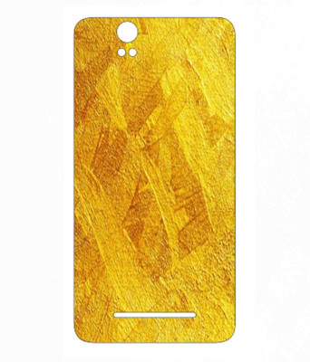 Snooky Lava Iris X1 Grand Mobile Skin(Yellow)