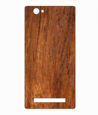 Snooky Lava Iris X 17 Mobile Skin(Brown)