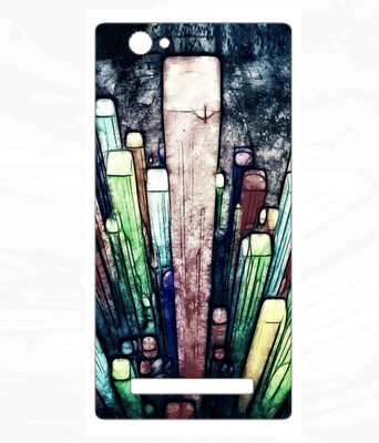 Snooky Lava Iris X 17 Mobile Skin(Multicolor)