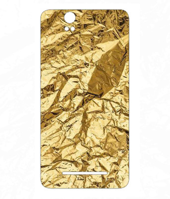 Snooky Lava Iris X1 Grand Mobile Skin(Yellow)