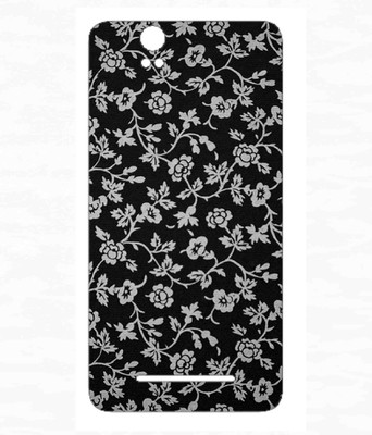 Snooky Lava Iris X1 Grand Mobile Skin(Black)
