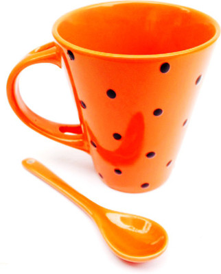 

Indeavour I1800 Ceramic Mug(180 ml), Orange