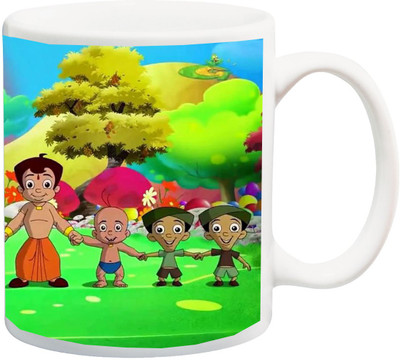 

Stylotrendz Chota Bheem Raju Full Team best for children gift Ceramic Mug(325 ml), White