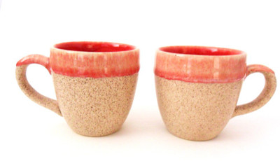 

Indeavour I1935 Ceramic Mug(180 ml, Pack of 2), Multicolor