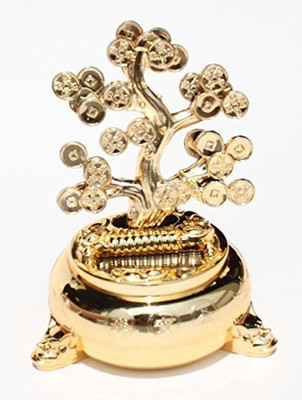 

KT Inc Money Fortune Coin Dancing Tree / Plant Flip Flap(Gold)