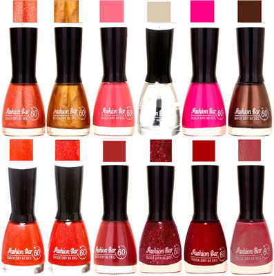 

Fashion Bar Glitter Orange,Copper,Neon Pink,Transperent,Fuchsia Pink,Chocolaty Brown,Orange,Red Jari,Mauve,Glitter,Desert Red Pearl Pink Nail polish Glitter Orange,Copper,Neon Pink,Transperent,Fuchsia Pink,Chocolaty Brown,Orange,Red Jari,Mauve,Glitter,Des