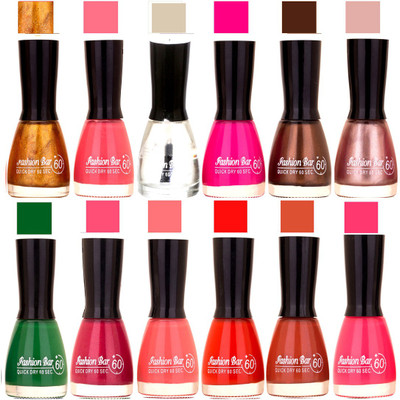 

Fashion Bar Copper Gold,Pink,Transperent,Rani Pink,Dark Brown,Shimmer,Green,Mazanta,Sheer Pink,Orangish Red,Nude Brown,Hot Pink Nail polish Copper Golden,Pink,Transperent,Rani Pink,Dark Brown,Shimmer,Green,Mazanta,Sheer Pink,Orangish Red,Nude Brown,Hot Pi