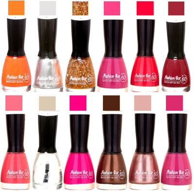 

Fashion Bar Light Orange,Silver,Glitter golden,Purple,Redish Pink,Mauve,Pink,Transperent,Fuchsia Pink,Dark Brown,pearl Pink,Voilet Nail polish Light Orange,Silver,Glitter golden,Purple,Redish Pink,Mauve,Pink,Transperent,Fuchsia Pink,Dark Brown,pearl Pink,