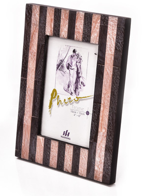 

CRAFTED IDEAS Wood Photo Frame(Black, 1 Photos)